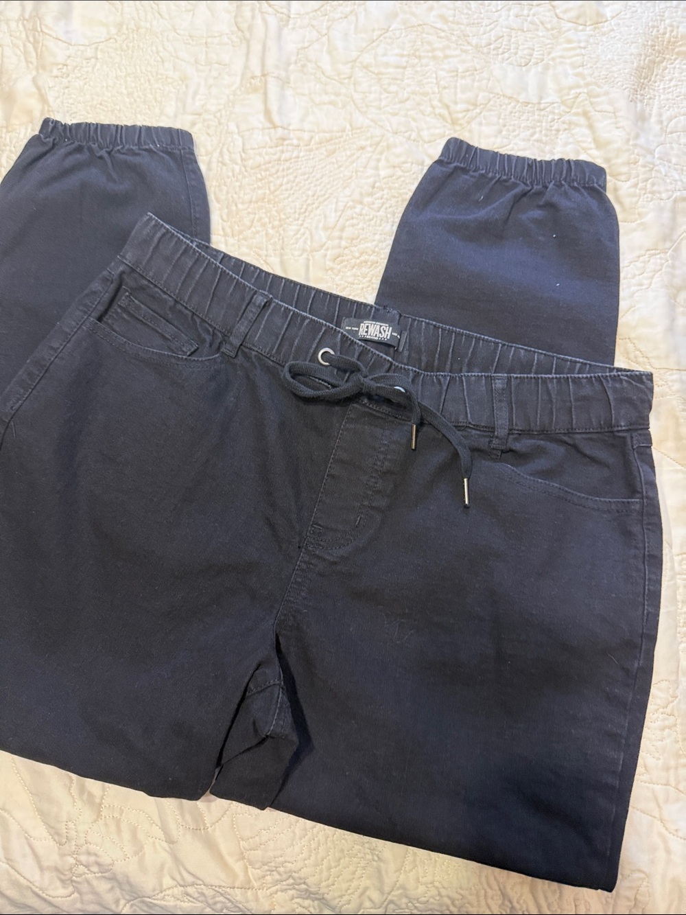 Rewashed joggers